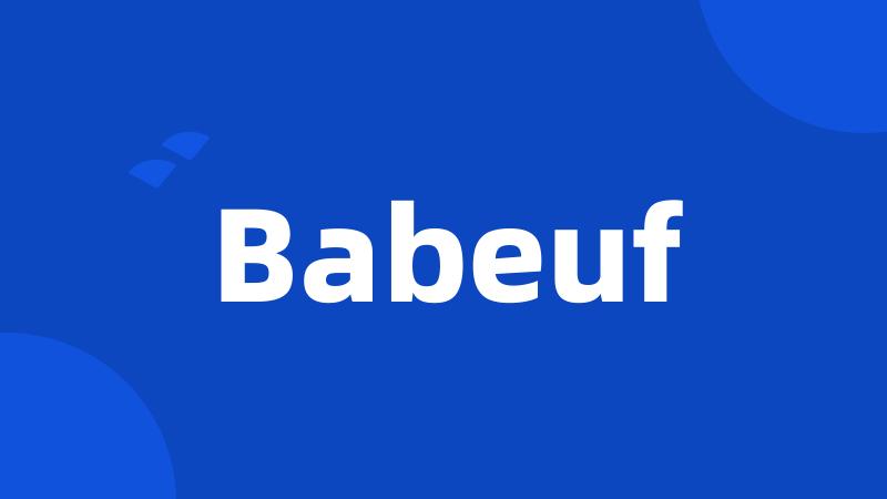 Babeuf