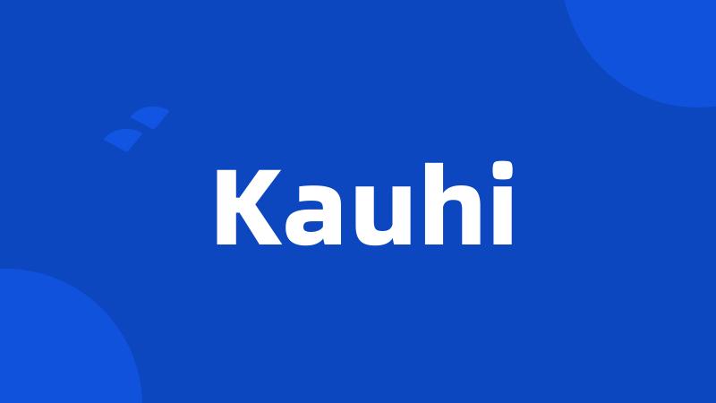 Kauhi