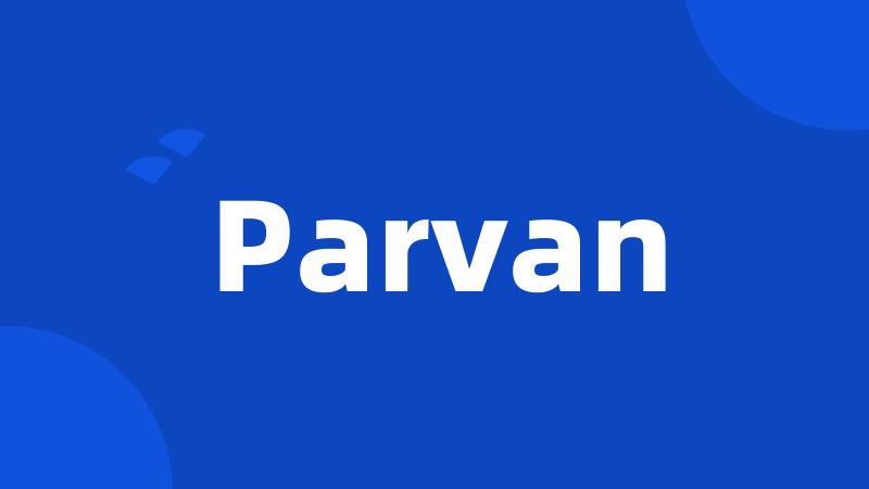 Parvan