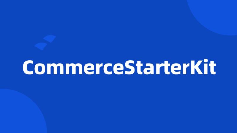 CommerceStarterKit