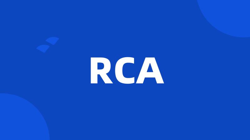 RCA