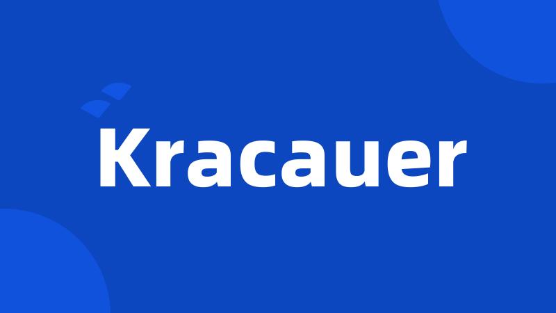 Kracauer