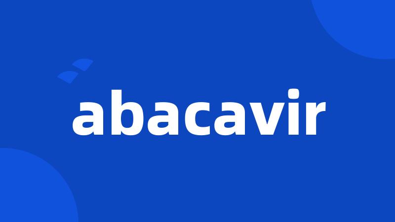 abacavir