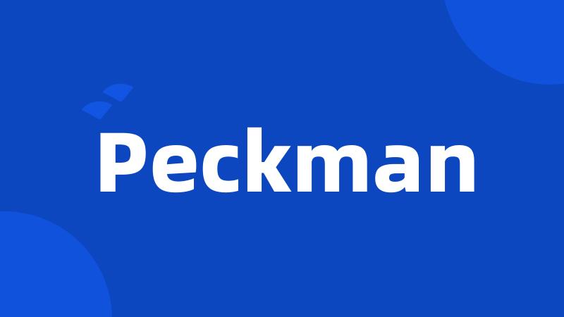 Peckman