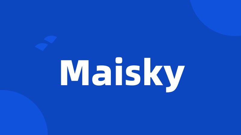 Maisky