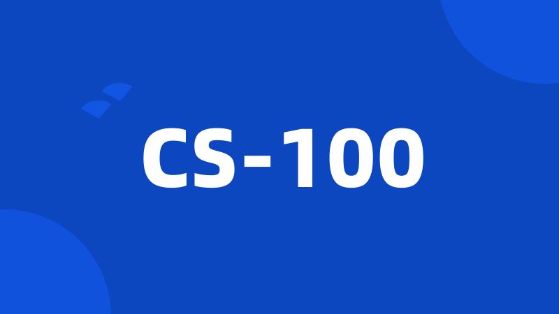 CS-100