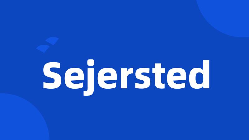 Sejersted