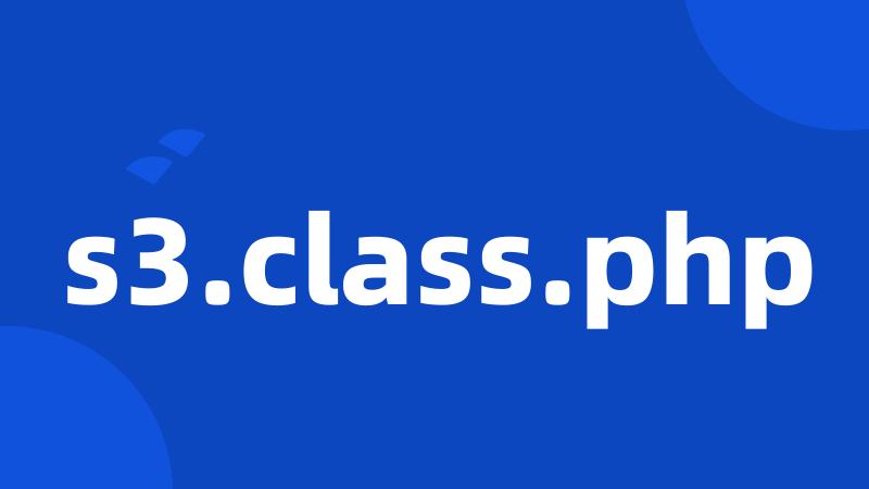 s3.class.php