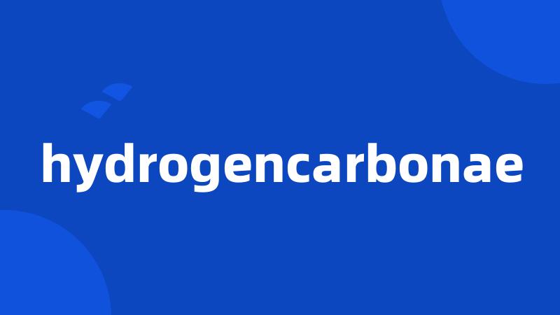 hydrogencarbonae