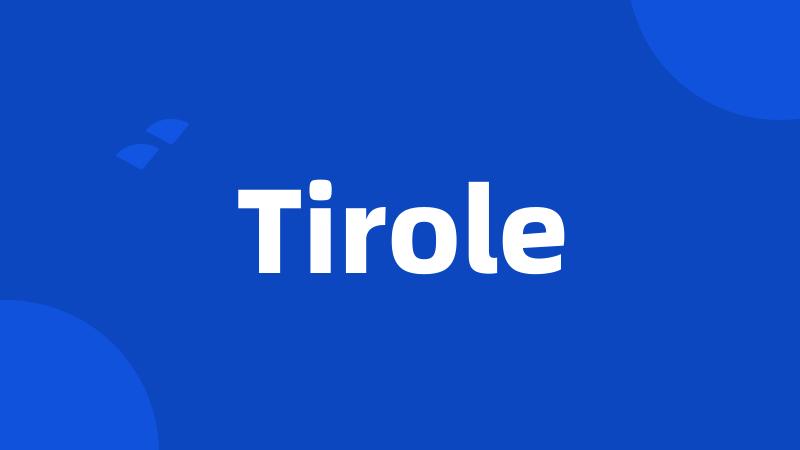 Tirole