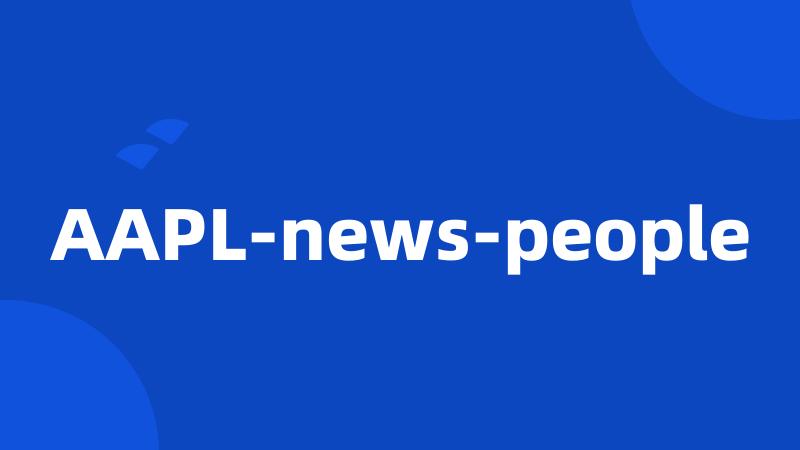 AAPL-news-people