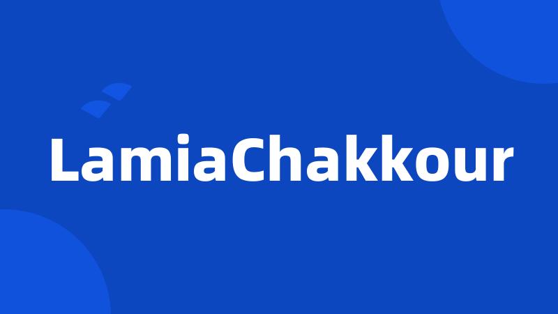 LamiaChakkour