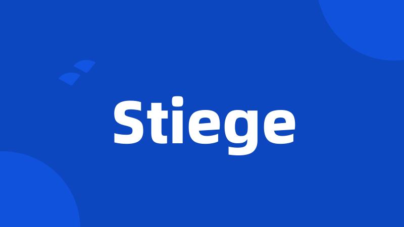 Stiege