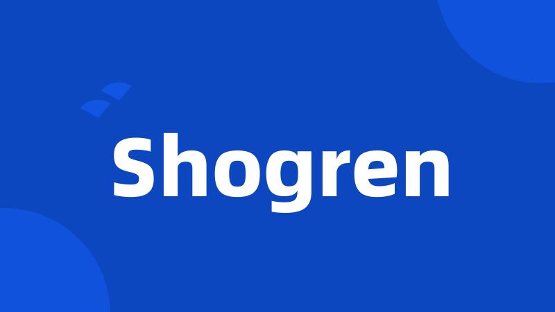 Shogren