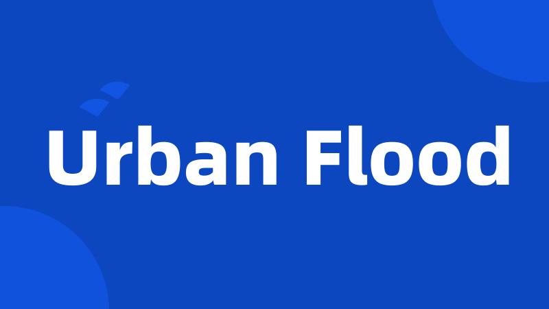 Urban Flood