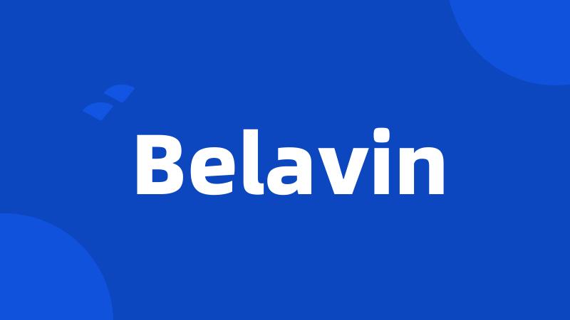 Belavin