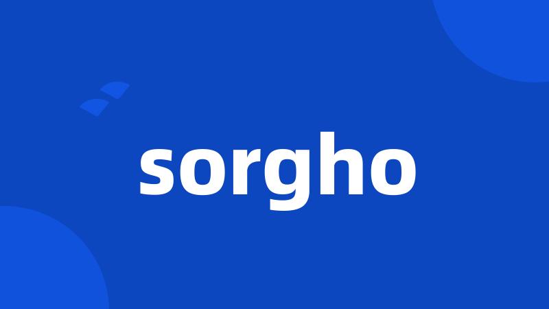 sorgho