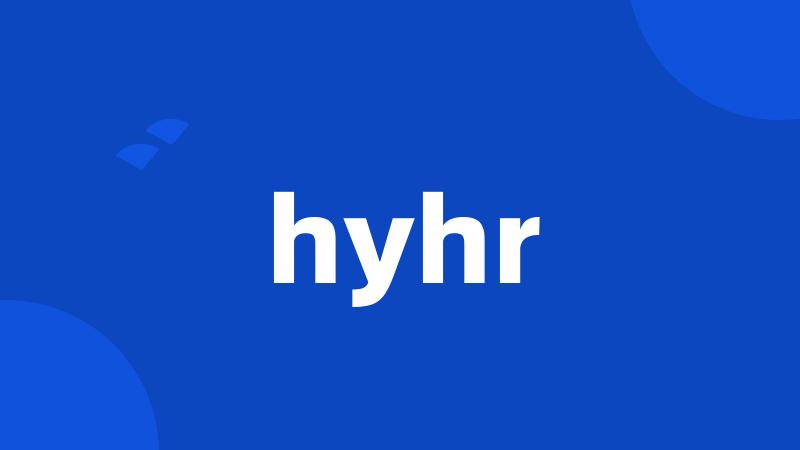 hyhr