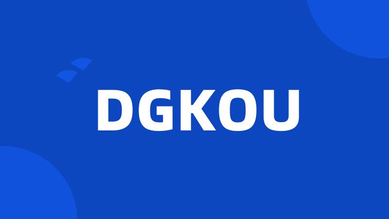 DGKOU