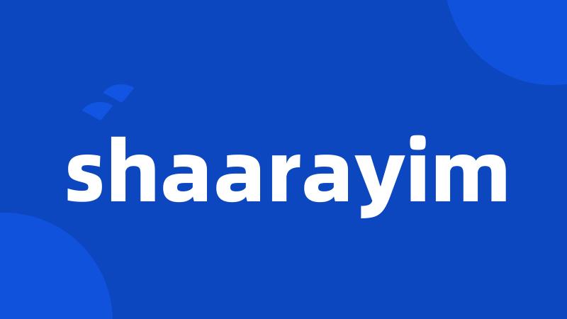 shaarayim