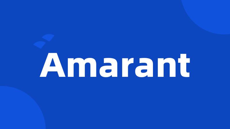 Amarant