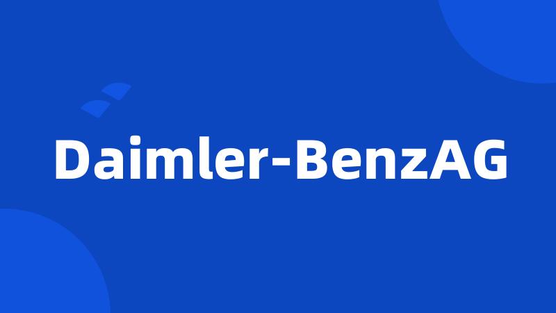 Daimler-BenzAG