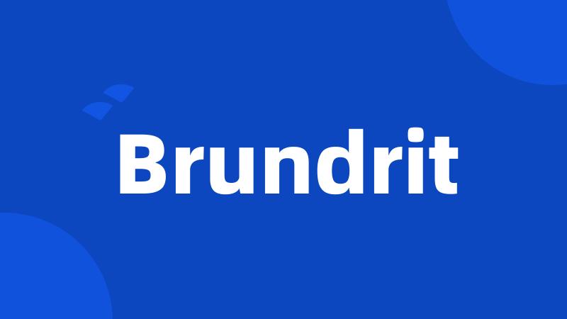 Brundrit