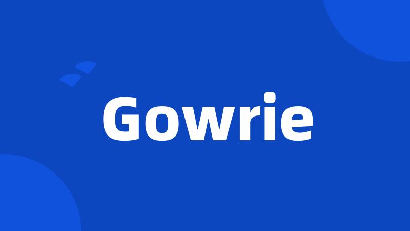 Gowrie
