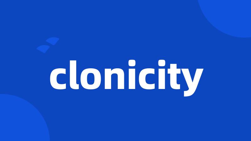 clonicity