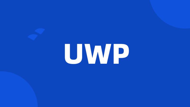 UWP