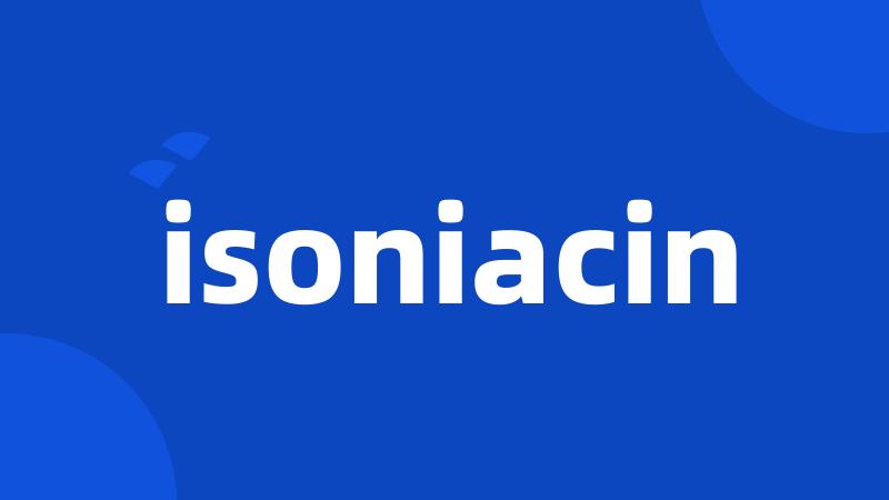 isoniacin