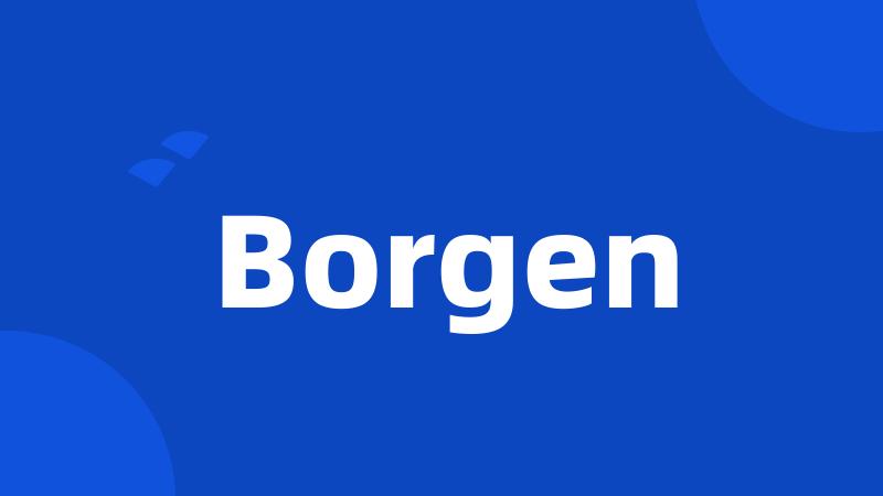 Borgen