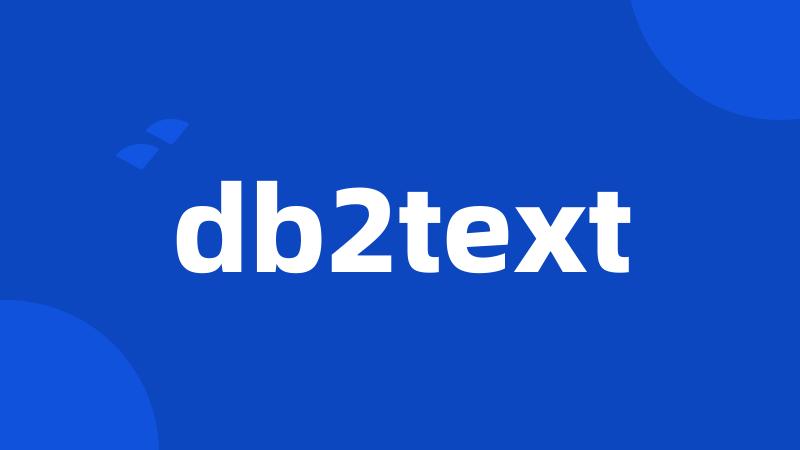 db2text