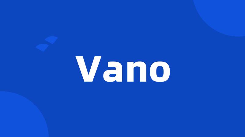 Vano