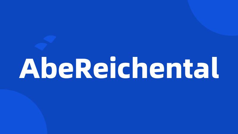 AbeReichental