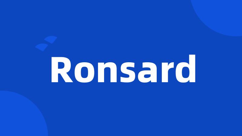 Ronsard