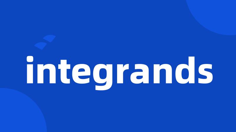 integrands