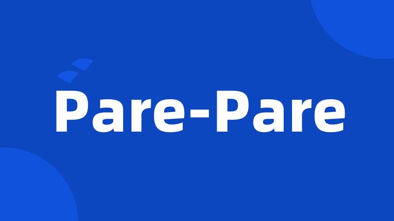 Pare-Pare