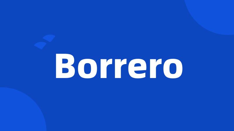 Borrero