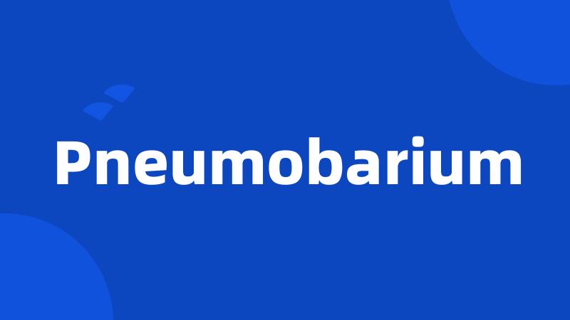 Pneumobarium