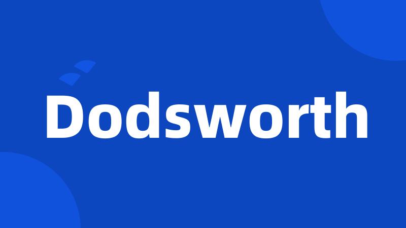 Dodsworth