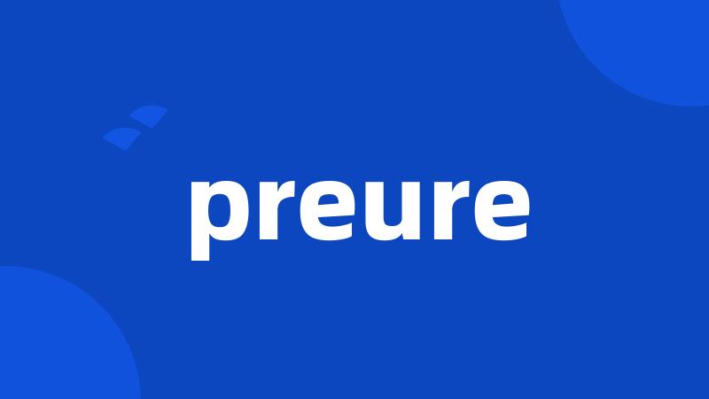 preure