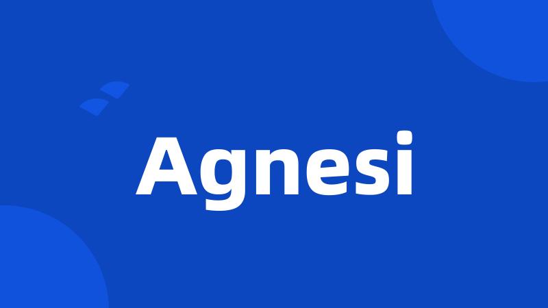 Agnesi