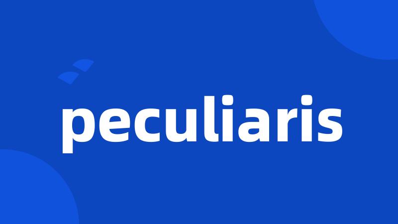 peculiaris