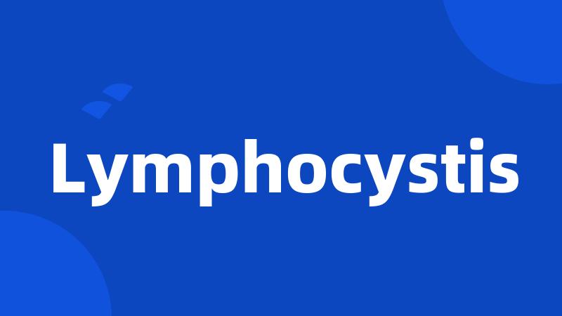 Lymphocystis