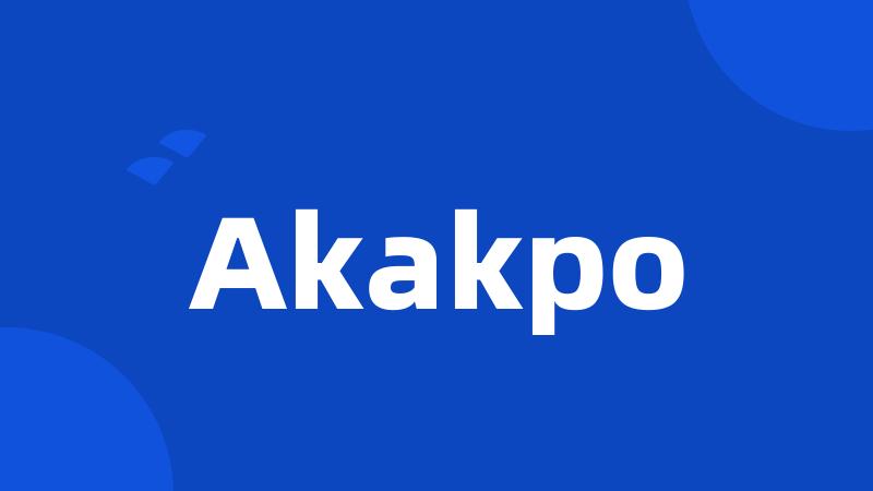 Akakpo