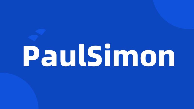 PaulSimon