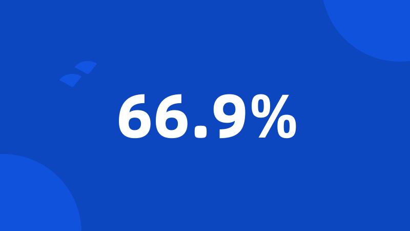 66.9%