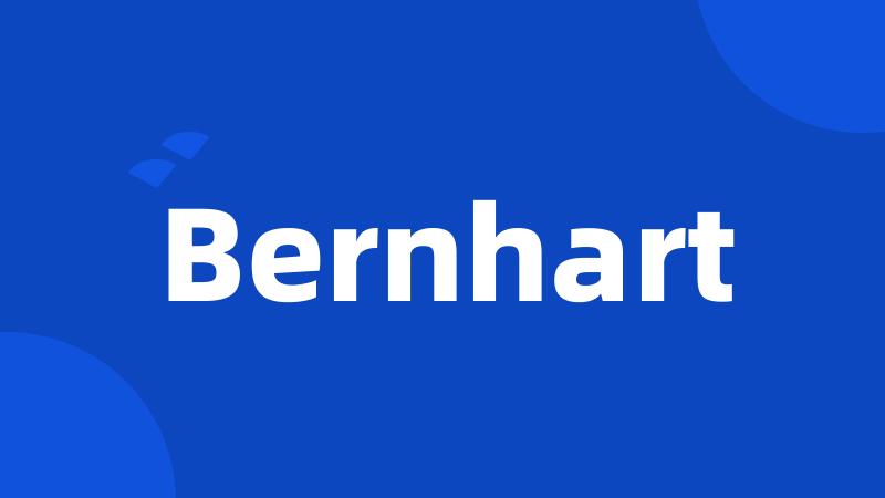 Bernhart