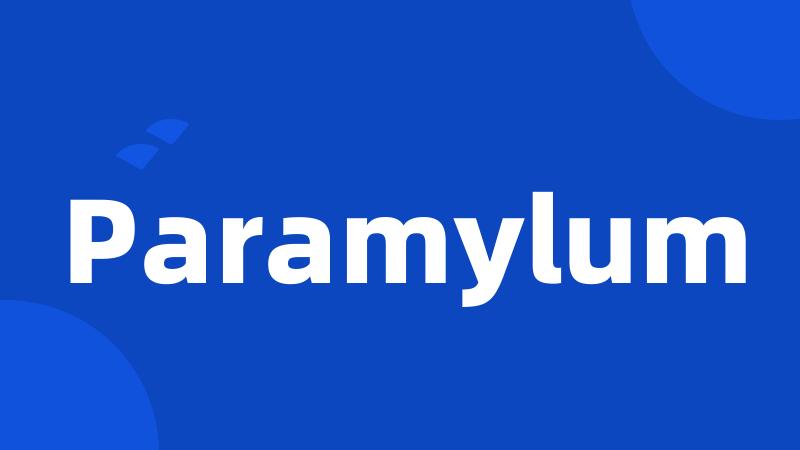 Paramylum